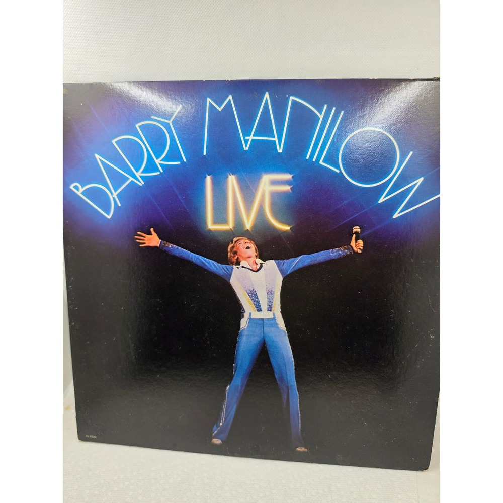 Barry Manilow Live Vinyl Record 1977 Arista AL 8500 Double LP Gatefold Pop 70s